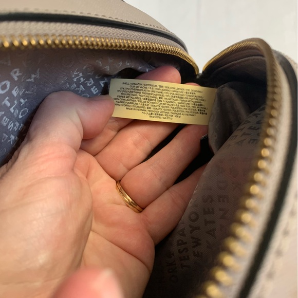 Kate Spade ♠️ Star Bright Owl Tomi Backpack, Gray Leather EUC NLA- Hard to find - Picture 5 of 11